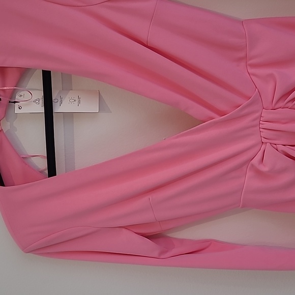 Zara pink draped dress ❗️See note - Picture 6 of 10